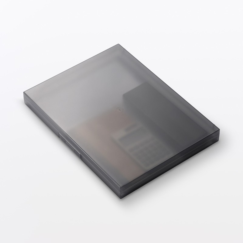 무인양품 폴리프로필렌 파일 케이스 다크 그레이 약 폭 33x깊이 318x높이 243mm
