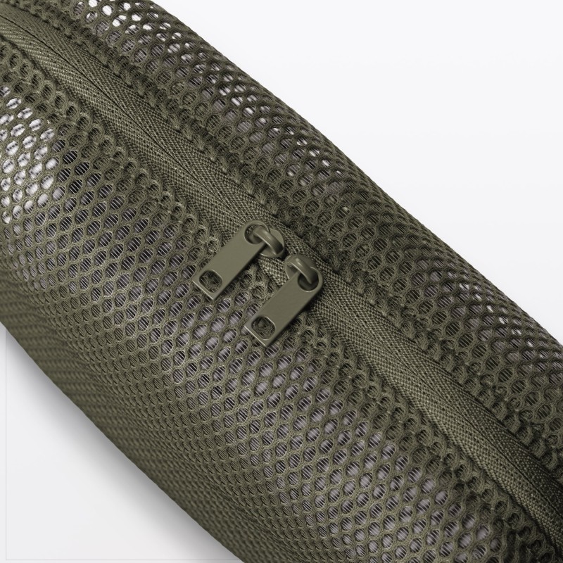 무인양품 입체 메쉬 소품 정리 파우치 카키 약 폭 190x125x60mm