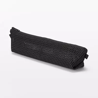 무인양품 입체 메쉬 펜케이스 필통 마치형 블랙 약 폭 170x50x50mm