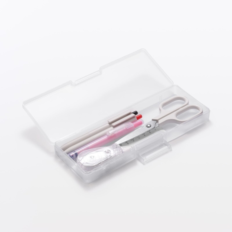무인양품 폴리프로필렌 칸막이 분리형 필통 약 폭 225x깊이 81x높이 26mm
