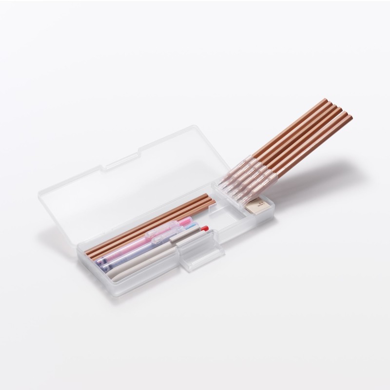 무인양품 폴리프로필렌 칸막이 분리형 필통 약 폭 225x깊이 81x높이 26mm
