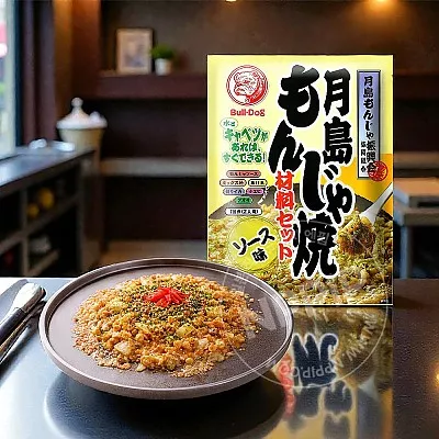 불독 츠키시마 몬자야키 소스맛 몬자야끼 만들기 재료 81.3g 2인분