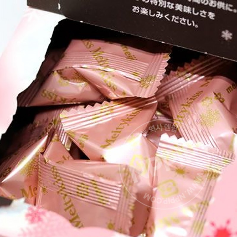 메이지 멜티키스 플루티 진한 딸기맛 초콜릿 53g