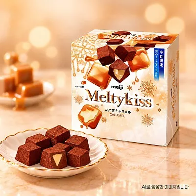 메이지 멜티키스 깊은 캬라멜맛 초콜릿 53g