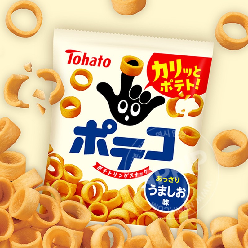 토하토 포테코 우마시오 소금맛 과자 70g 일본 스낵