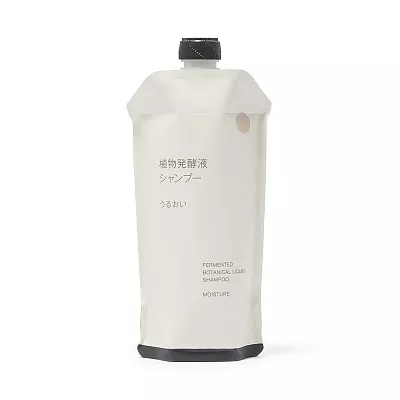 일본 무인양품 식물 발효액 샴푸 촉촉 리필용 340ml