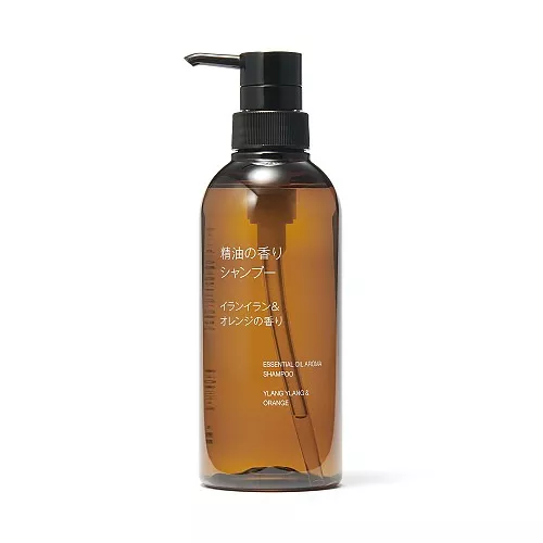 일본 무인양품 에센셜 오일 샴푸 일랑일랑 오렌지향 400ml
