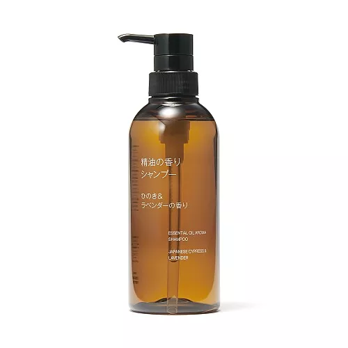 일본 무인양품 에센셜 오일 샴푸 히노키 라벤더향 400ml