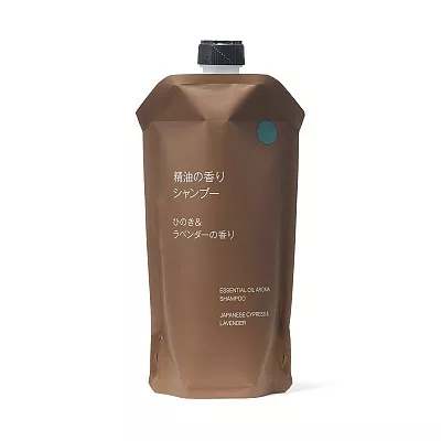 일본 무인양품 정유향 샴푸 히노키 라벤더향 리필용 340ml