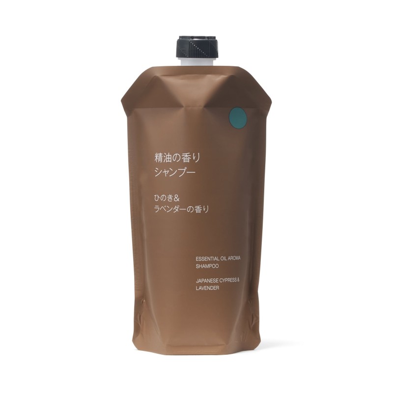 일본 무인양품 정유향 샴푸 히노키 라벤더향 리필용 340ml