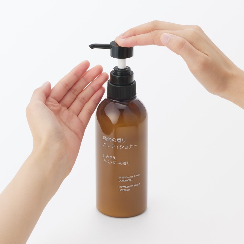 일본 무인양품 정유향 헤어 컨디셔너 히노키 라벤더향 400ml