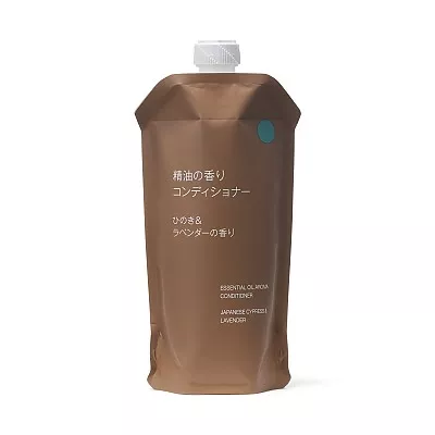 일본 무인양품 정유향 헤어 컨디셔너 히노키 라벤더향 리필용 340ml