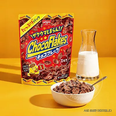 닛신 시스코 초코 후레이크 밀크 대용량 75g