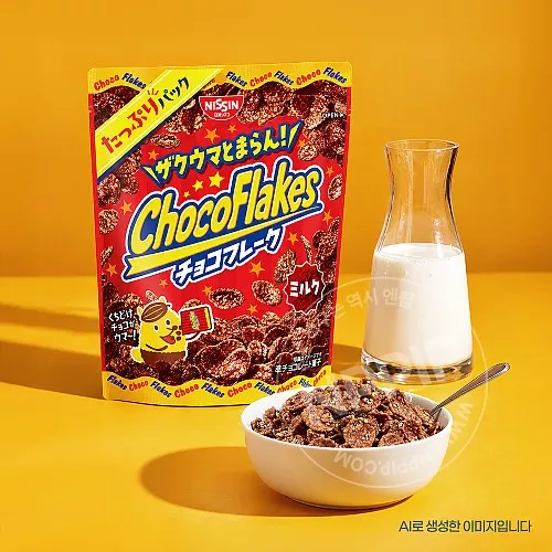 닛신 시스코 초코 후레이크 밀크 대용량 75g