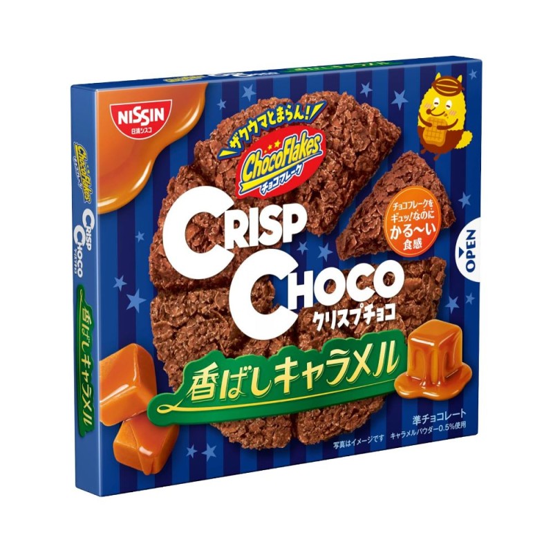 닛신 시스코 크리스피 초코 후레이크 캬라멜맛 8개입