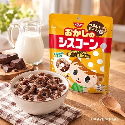 닛신 시스콘 사쿠사쿠링 초코밀크맛 30g