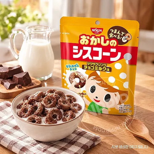 닛신 시스콘 사쿠사쿠링 초코밀크맛 30g