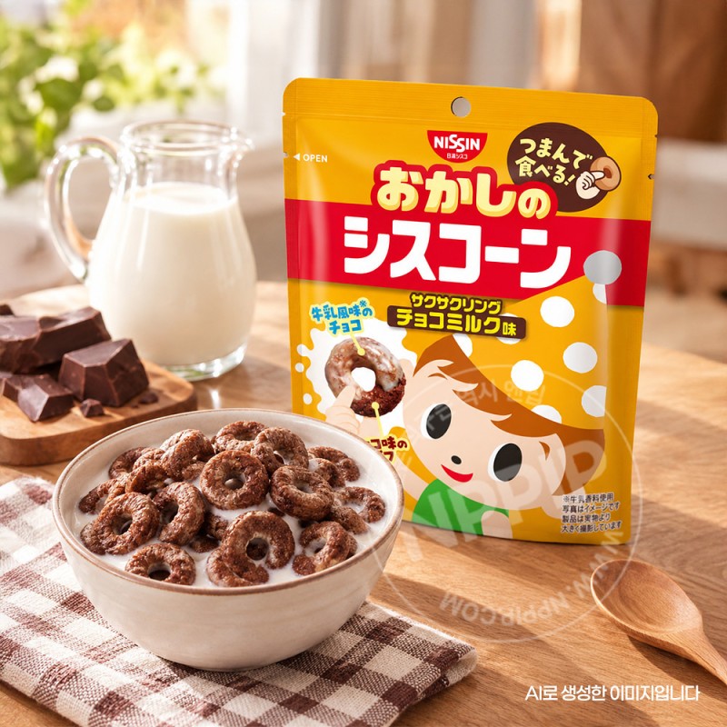 닛신 시스콘 사쿠사쿠링 초코밀크맛 30g