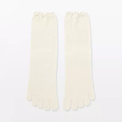 일본 무인양품 실크 혼방 발가락 양말 24cm