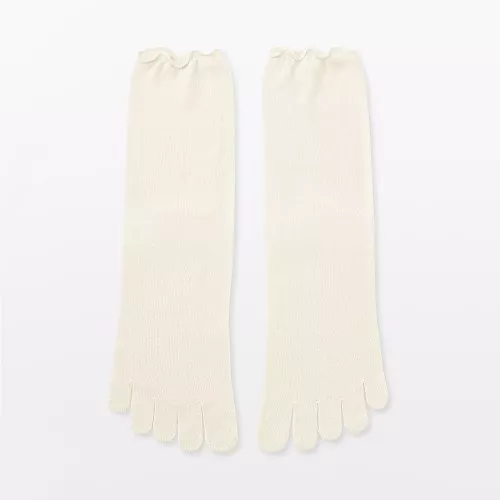 일본 무인양품 실크 혼방 발가락 양말 24cm