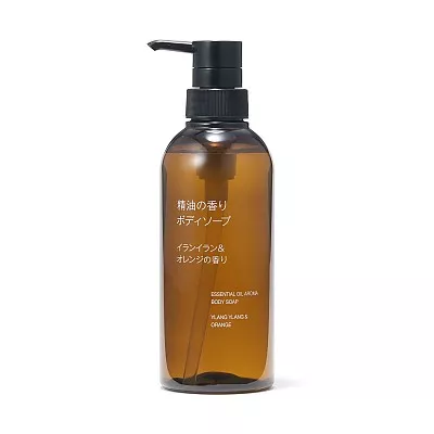 일본 무인양품 에센셜 오일 바디워시 일랑일랑 오렌지향 400ml