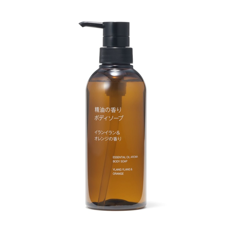 일본 무인양품 에센셜 오일 바디워시 일랑일랑 오렌지향 400ml