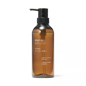 일본 무인양품 에센셜 오일 바디워시 히노키 라벤더향 400ml