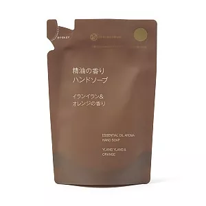 일본 무인양품 에센셜 오일 핸드워시 일랑일랑 오렌지향 리필용 180ml
