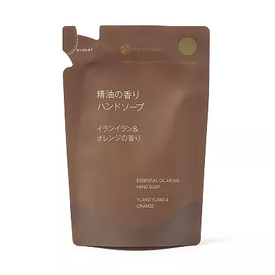 일본 무인양품 에센셜 오일 핸드워시 일랑일랑 오렌지향 리필용 180ml