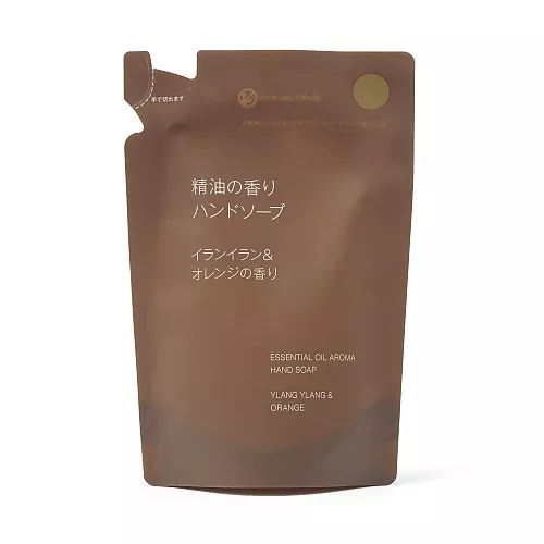 일본 무인양품 에센셜 오일 핸드워시 일랑일랑 오렌지향 리필용 180ml