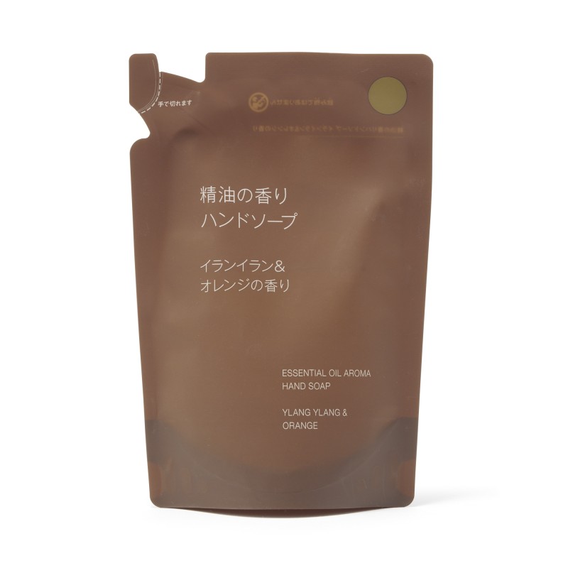 일본 무인양품 에센셜 오일 핸드워시 일랑일랑 오렌지향 리필용 180ml