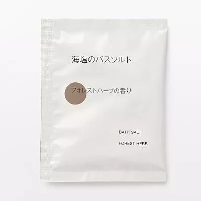 일본 무인양품 해염 배스솔트 포레스트 허브향 40g