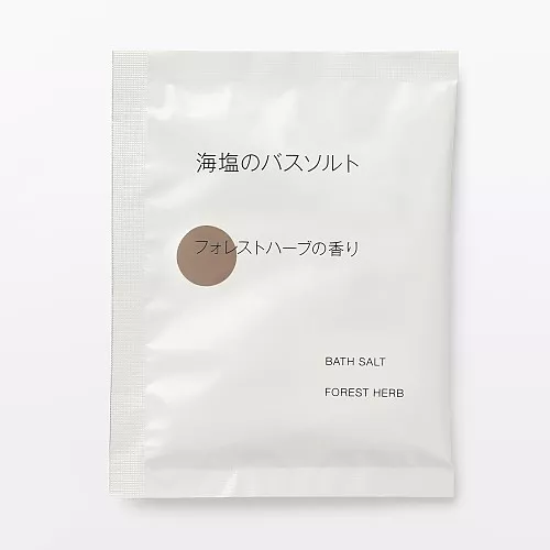 일본 무인양품 해염 배스솔트 포레스트 허브향 40g
