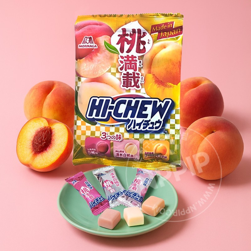 돈키호테 모리나가 하이츄 복숭아 가득 아소토 77g