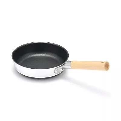 일본 무인양품 IH 인덕션 대응 얕은형 굽는 면이 넓은 눌어붙지 않는 프라이팬 20cm