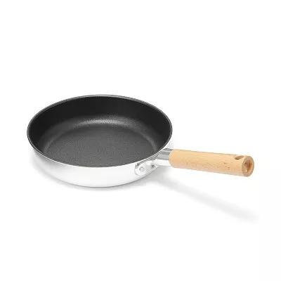 일본 무인양품 가스불 전용 굽는 면이 넓은 잘 눌어붙지 않는 얕은 프라이팬 24cm