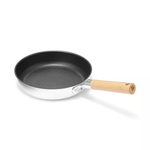 일본 무인양품 가스불 전용 굽는 면이 넓은 잘 눌어붙지 않는 얕은 프라이팬 24cm