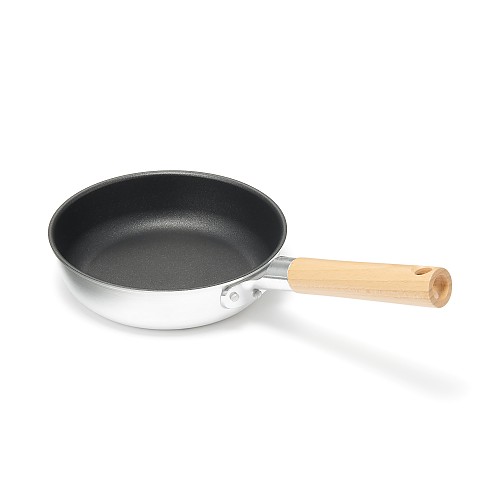 일본 무인양품 가스불 전용 굽는 면이 넓은 잘 눌어붙지 않는 얕은 프라이팬 20cm