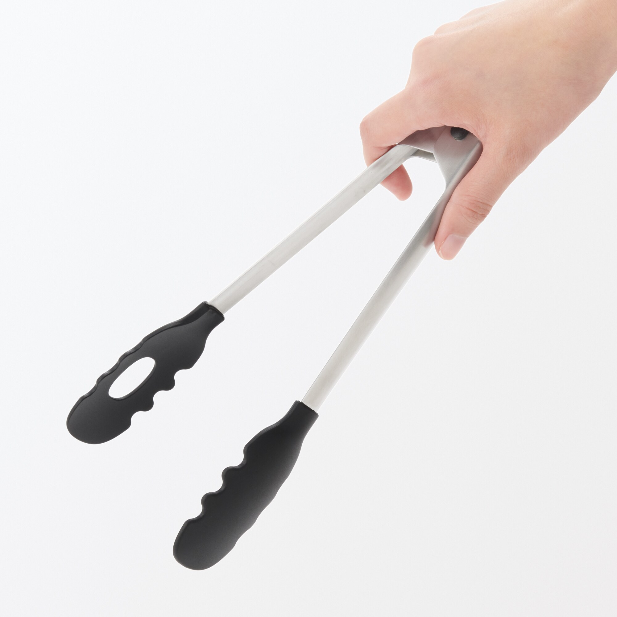 일본 무인양품 조리용 집게 스토퍼 부착 27.5cm 대