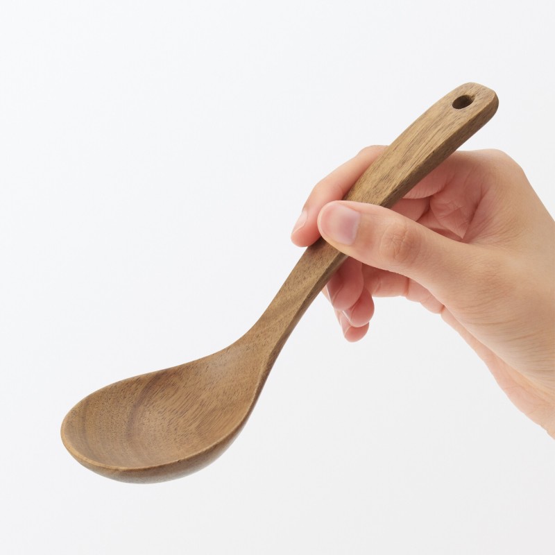 일본 무인양품 아카시아 국 스푼 18cm 대