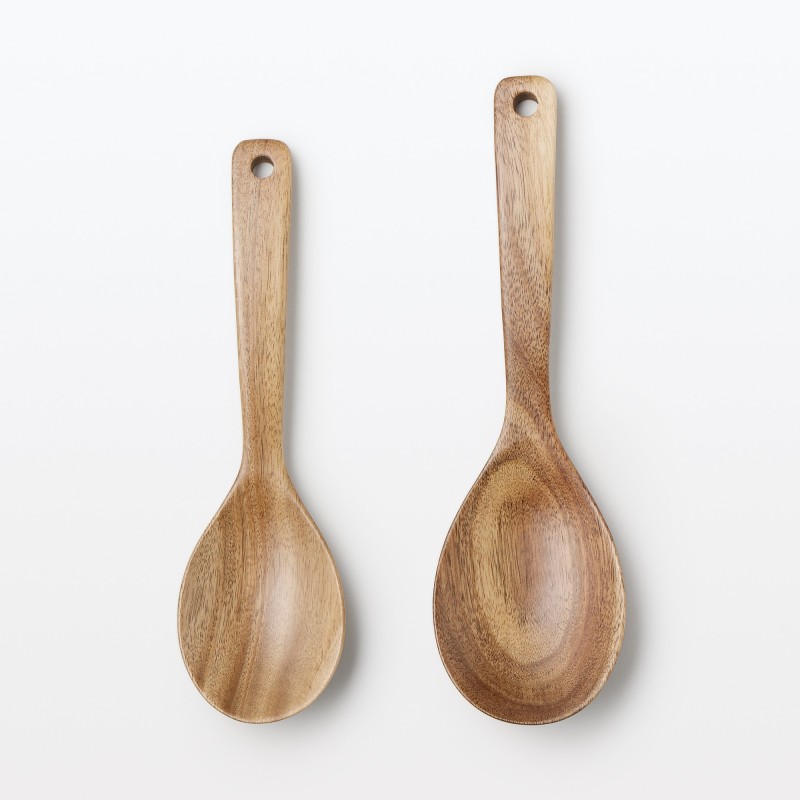 일본 무인양품 아카시아 볶음 스푼 22.5cm 소