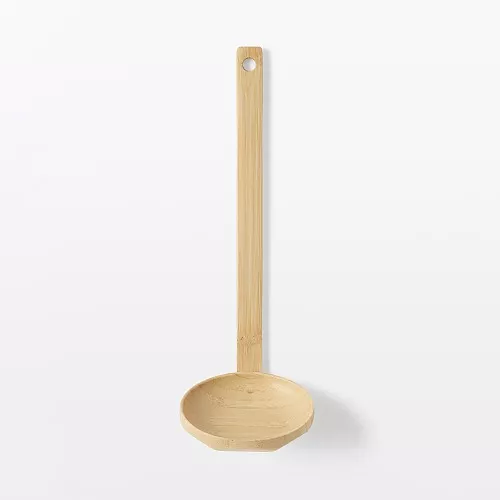 일본 무인양품 그을린 대나무 국자 25cm