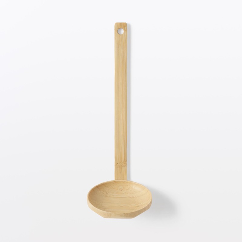 일본 무인양품 그을린 대나무 국자 25cm