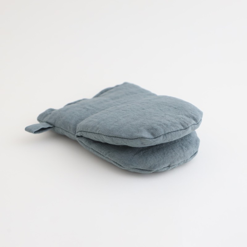 일본 무인양품 IDEE table linen 오븐 장갑 블루