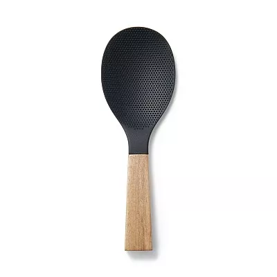 일본 무인양품 나무 손잡이 실리콘 세울 수 있는 주걱 22cm
