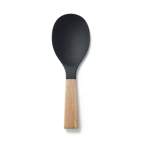 일본 무인양품 나무 손잡이 실리콘 세울 수 있는 주걱 22cm