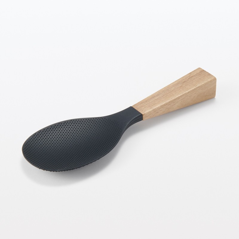 일본 무인양품 나무 손잡이 실리콘 세울 수 있는 주걱 22cm