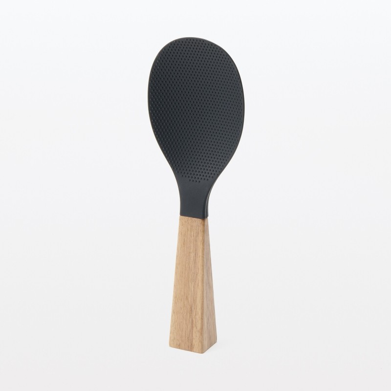 일본 무인양품 나무 손잡이 실리콘 세울 수 있는 주걱 22cm