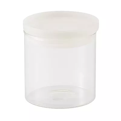 일본 무인양품 내열유리 원형 보존 용기 9.5x11cm 500mL