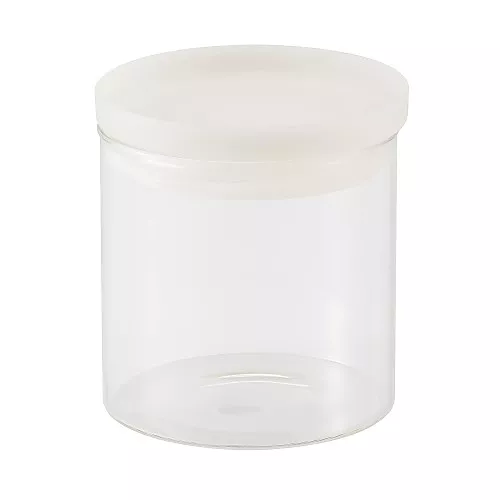 일본 무인양품 내열유리 원형 보존 용기 9.5x11cm 500mL
